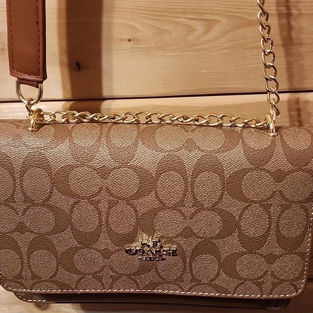 COACH Mini Klare Crossbody Bag In Colorblock Signature Canvas